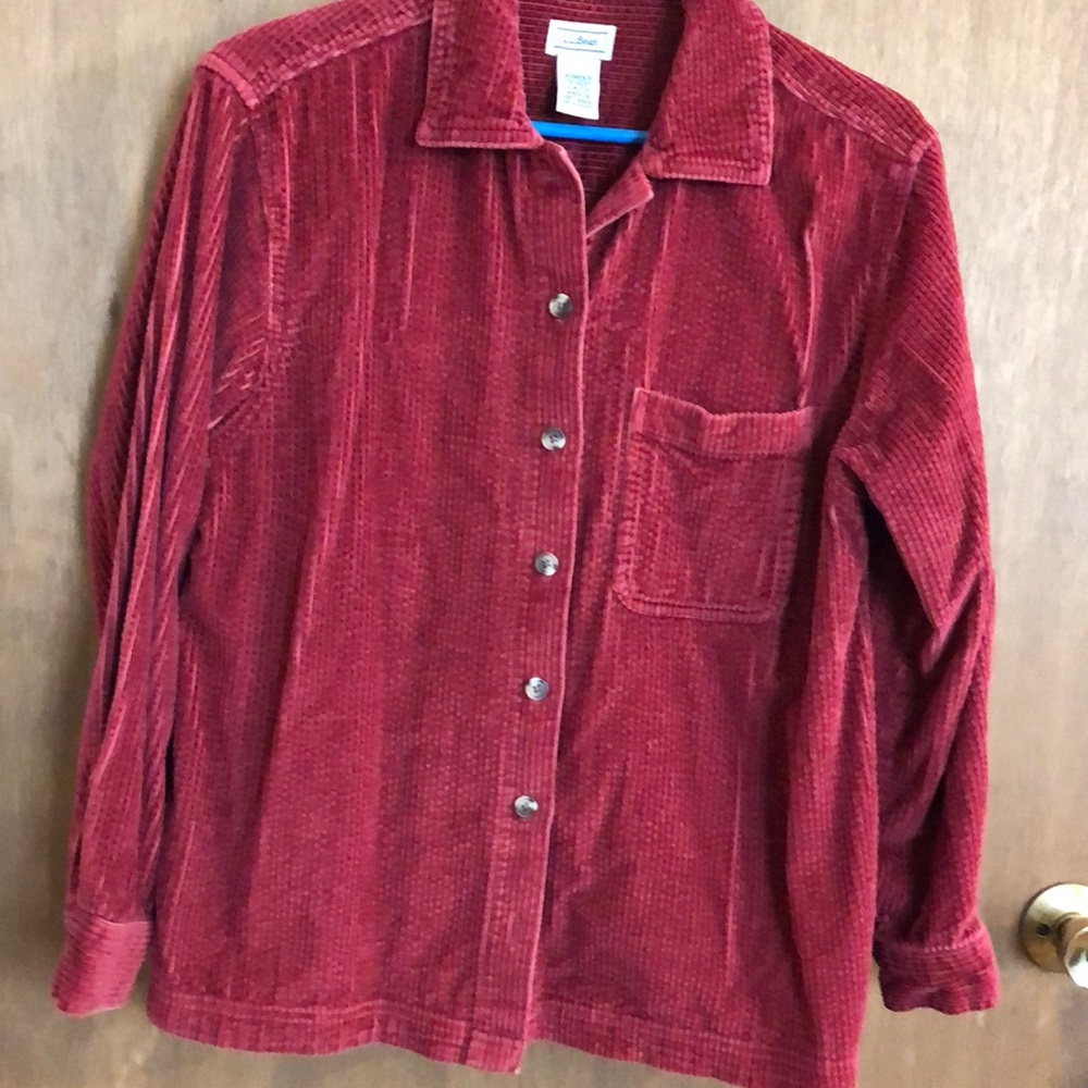 Classic llbean women’s cordory shirt